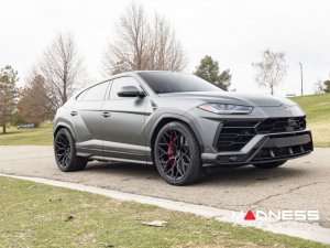 Lamborghini Urus Custom Wheels - S17-01 by Vossen - Satin Black